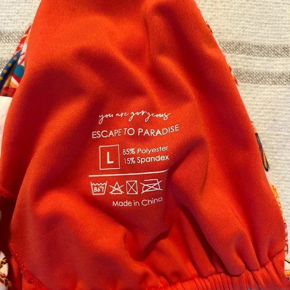 Colorful Patterned Bikini Set - Picture 6 of 12